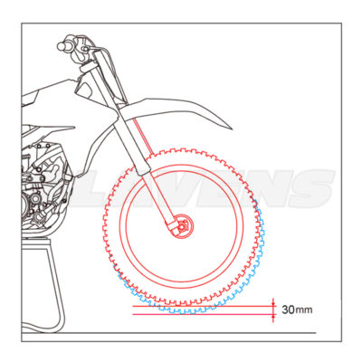 Zeta Front Fork Lowering Inner Kit for WP XPlor 48