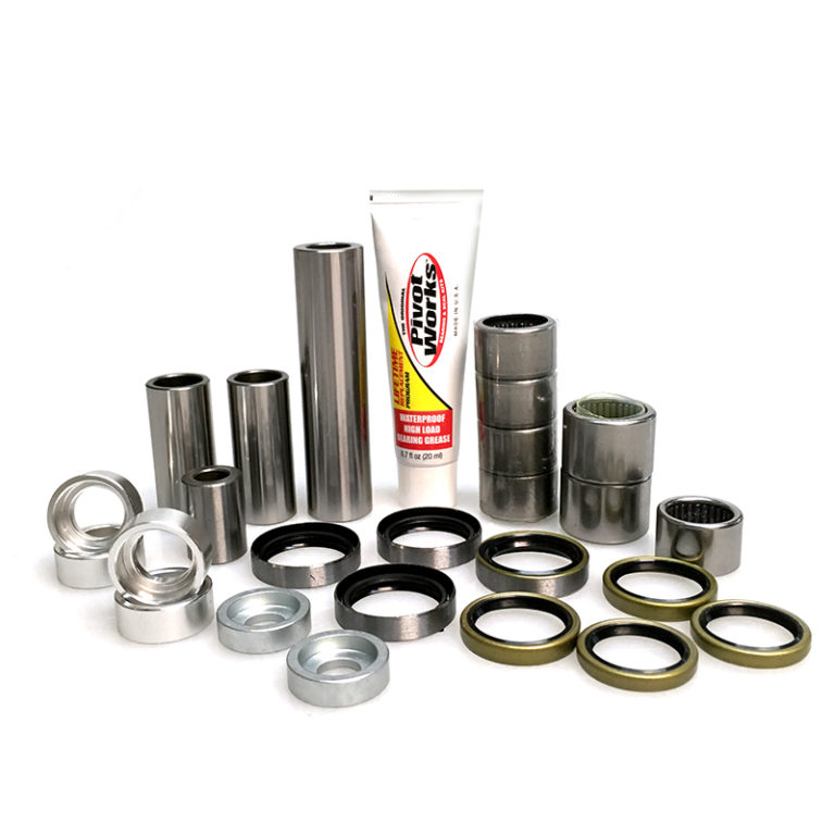 Suspension Linkage Bearing Kit parts to rebuild suspension linkage
