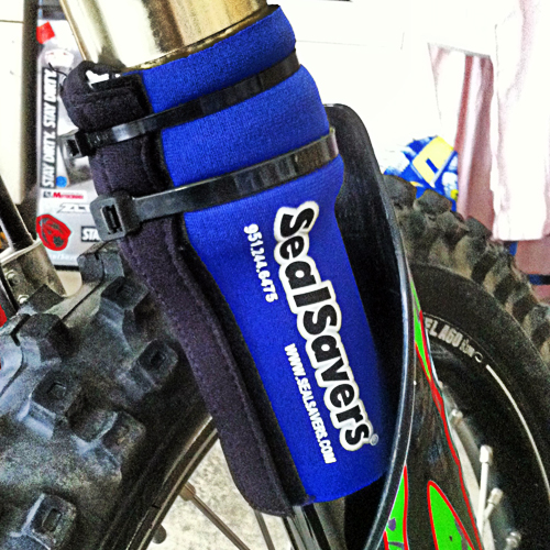 Short ZipOn Fork Covers by Seal Savers Slavens Racing