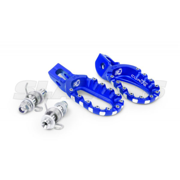 Forged Aluminum Hard Rock CURVE Enduro Footpegs by S3