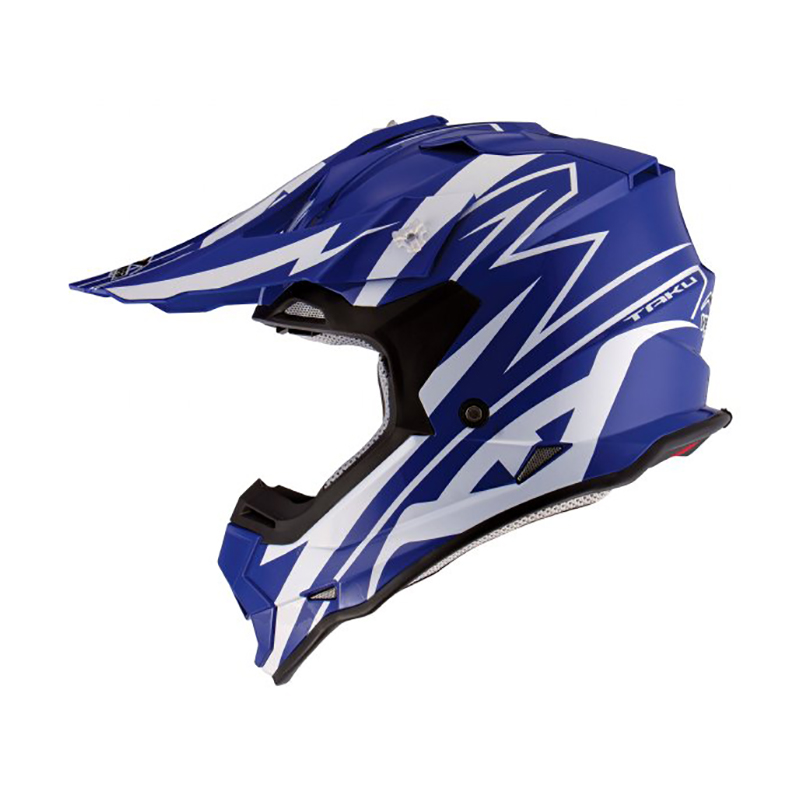 blue dirt bike helmets